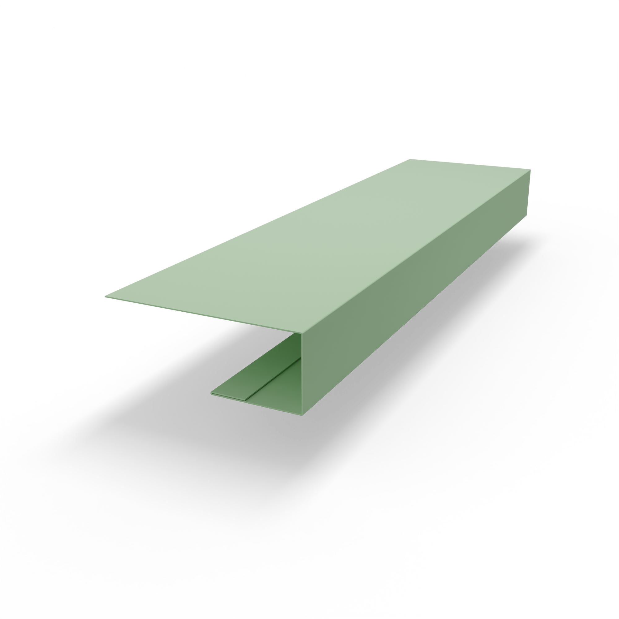 j планка RAL 6019 оцинкованная c порошковым покрытием 0,45мм