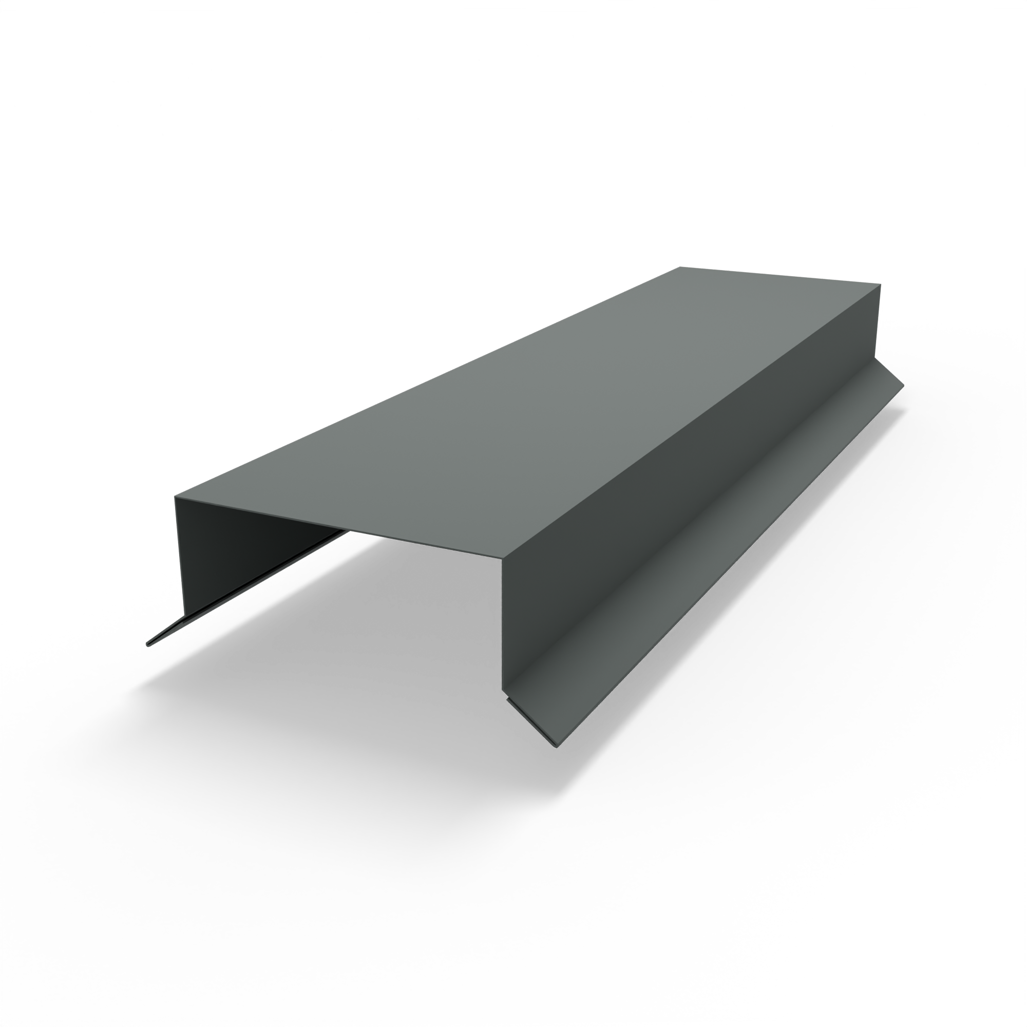 Парапет плоский RAL 7005 полиэстер 0,5 мм