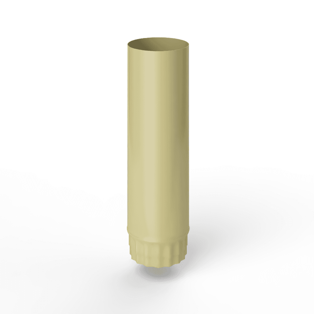 Труба водосточная оцинкованная порошок ф200х1250мм RAL 1000