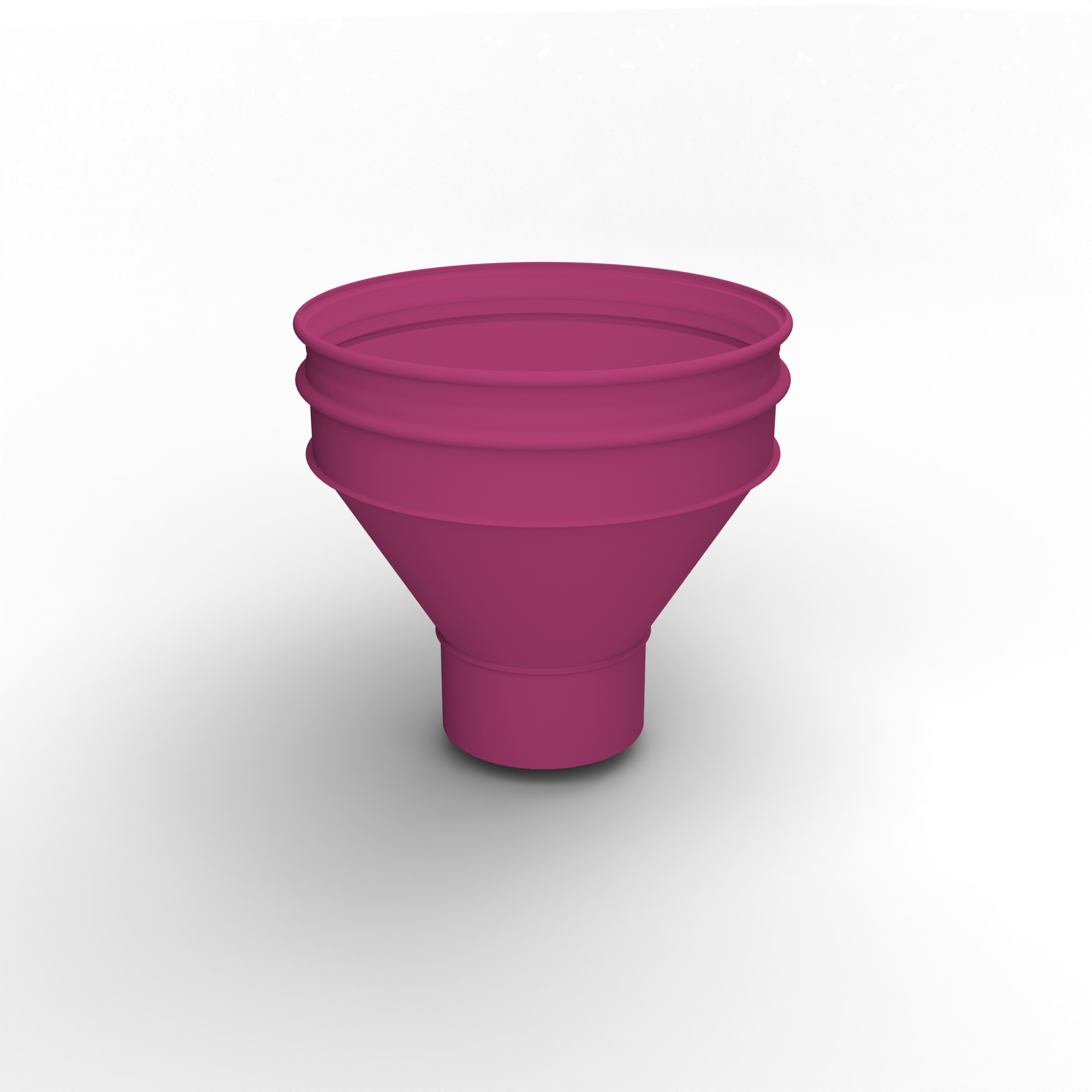 Воронка водосточная ф200х350мм (RAL 4010) водосборная, c порошковым покрытием