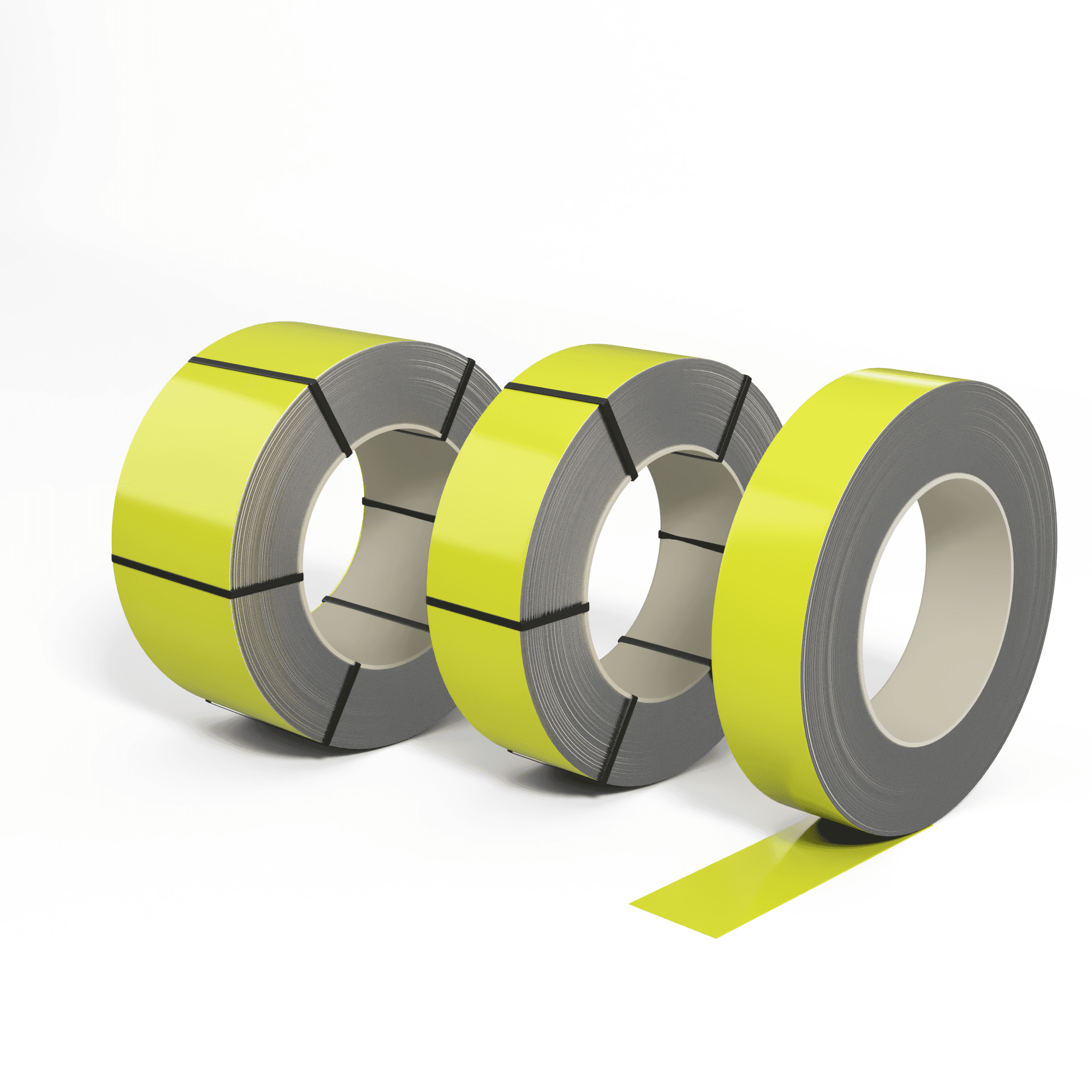 Лента оцинкованная (Штрипс) 0,45 мм (RAL 1016) с полимерным покрытием (полиэстер)