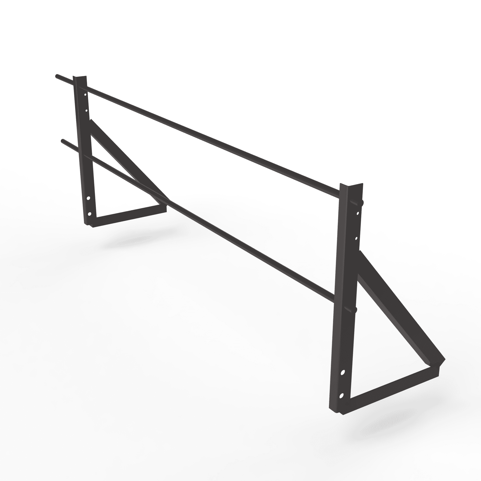 Ограждение кровельное фальц 2000мм 600-25-1-1,5-2 оцинкованная сталь с порошковым покрытием RAL 8019