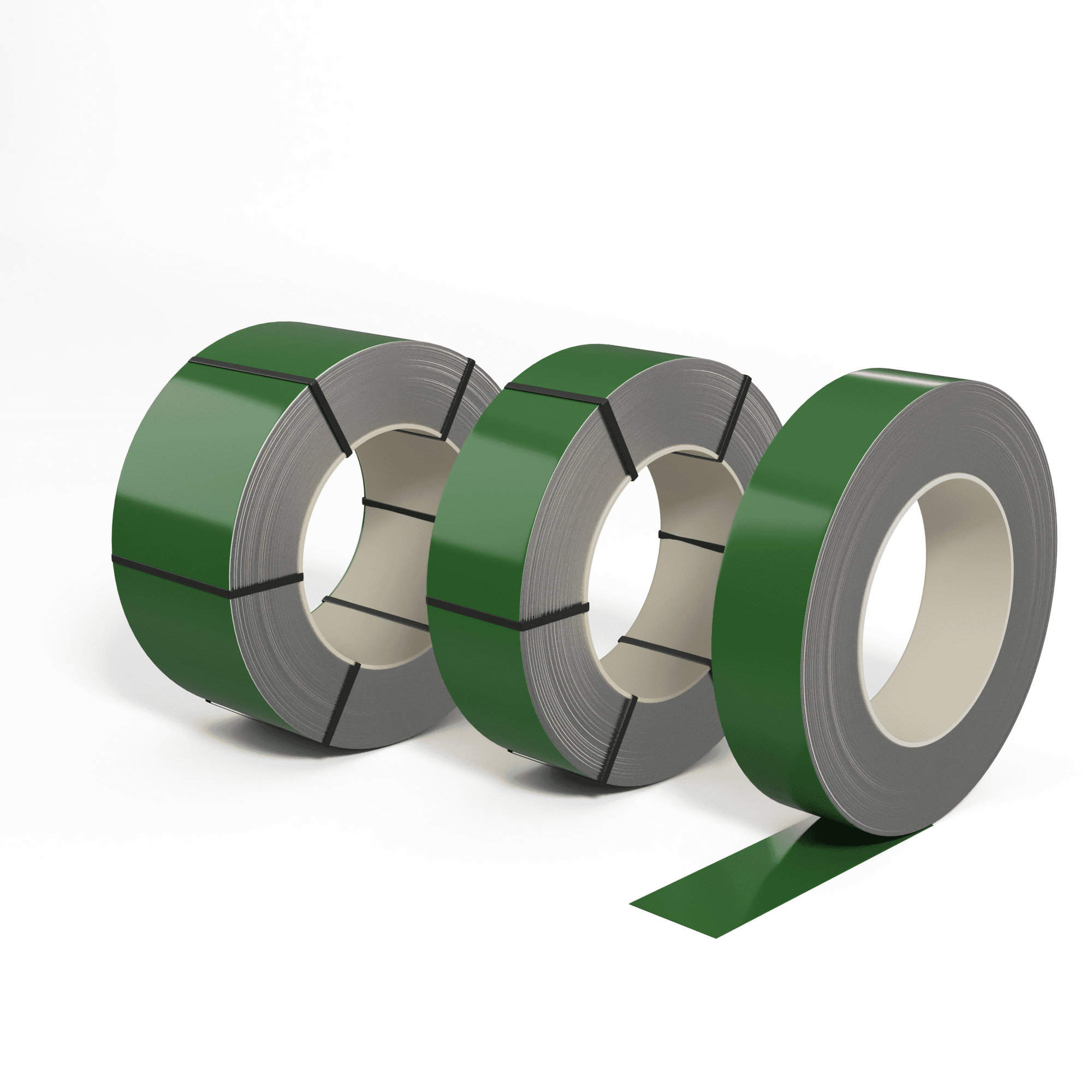 Лента оцинкованная (Штрипс) 0,65 мм (RAL 6010) с полимерным покрытием (полиэстер)