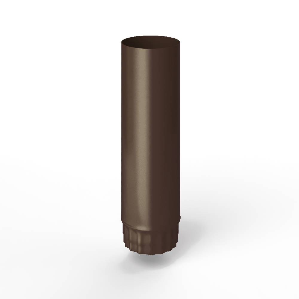 Труба водосточная оцинкованная порошок ф200х1250мм RAL 8014