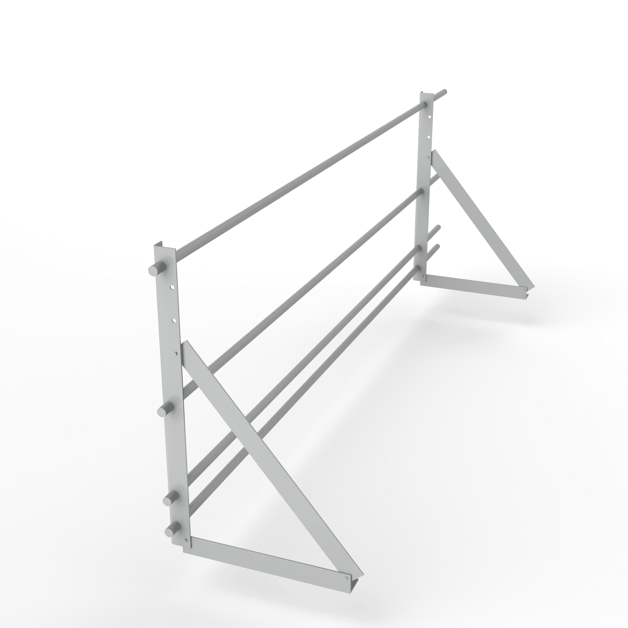 Ограждение кровельное функция снегозадержатель 2000мм универсальный 900-25-1-1,5-2 оцинкованная сталь с порошковым покрытием RAL 9006