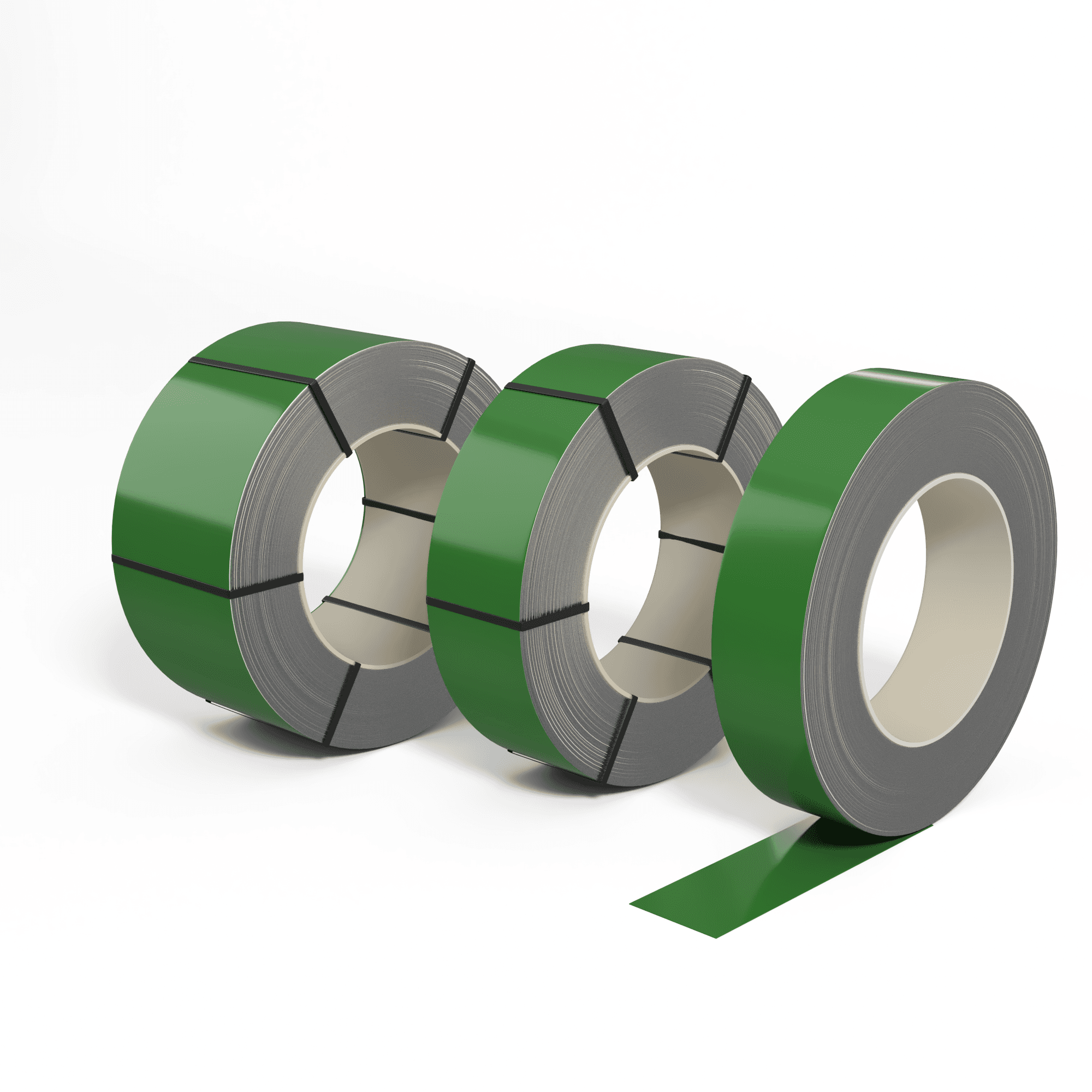 Лента оцинкованная (Штрипс) 0,65 мм (RAL 6017) с полимерным покрытием (полиэстер)