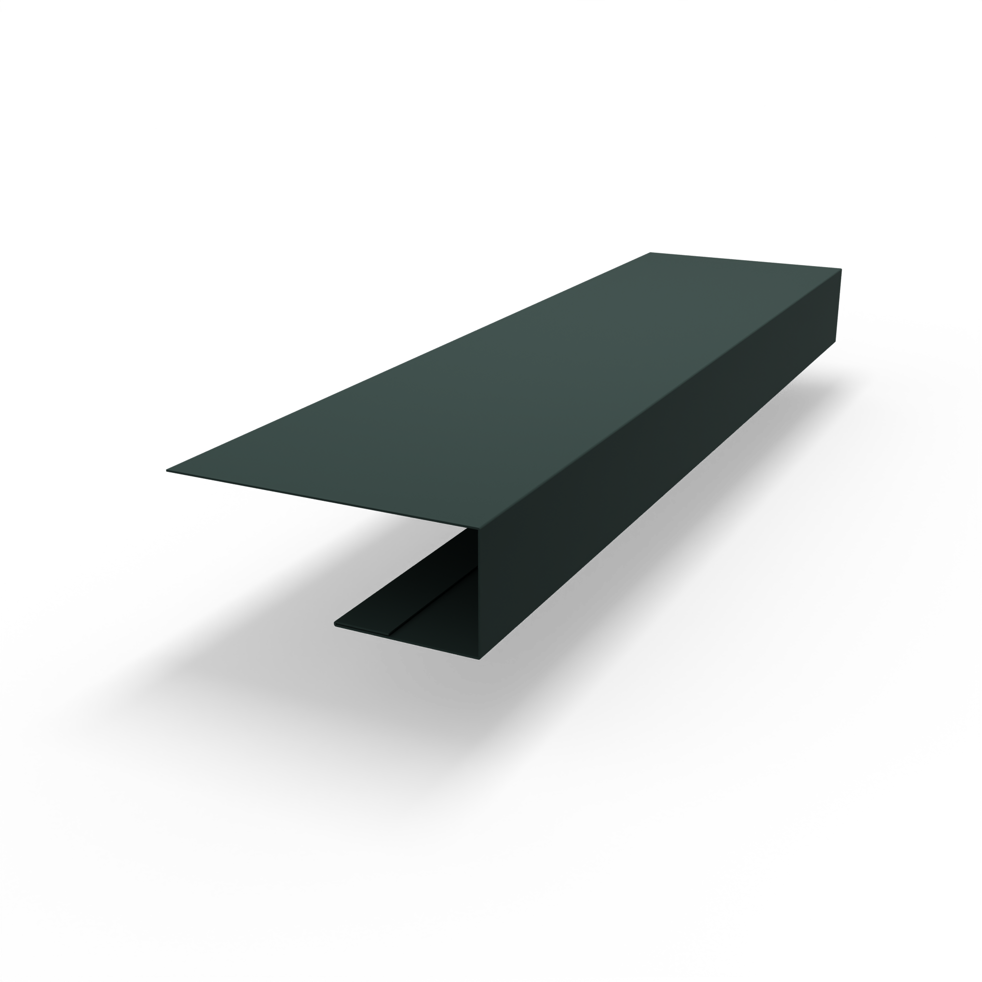 j планка RAL 6012 оцинкованная c порошковым покрытием 0,45мм