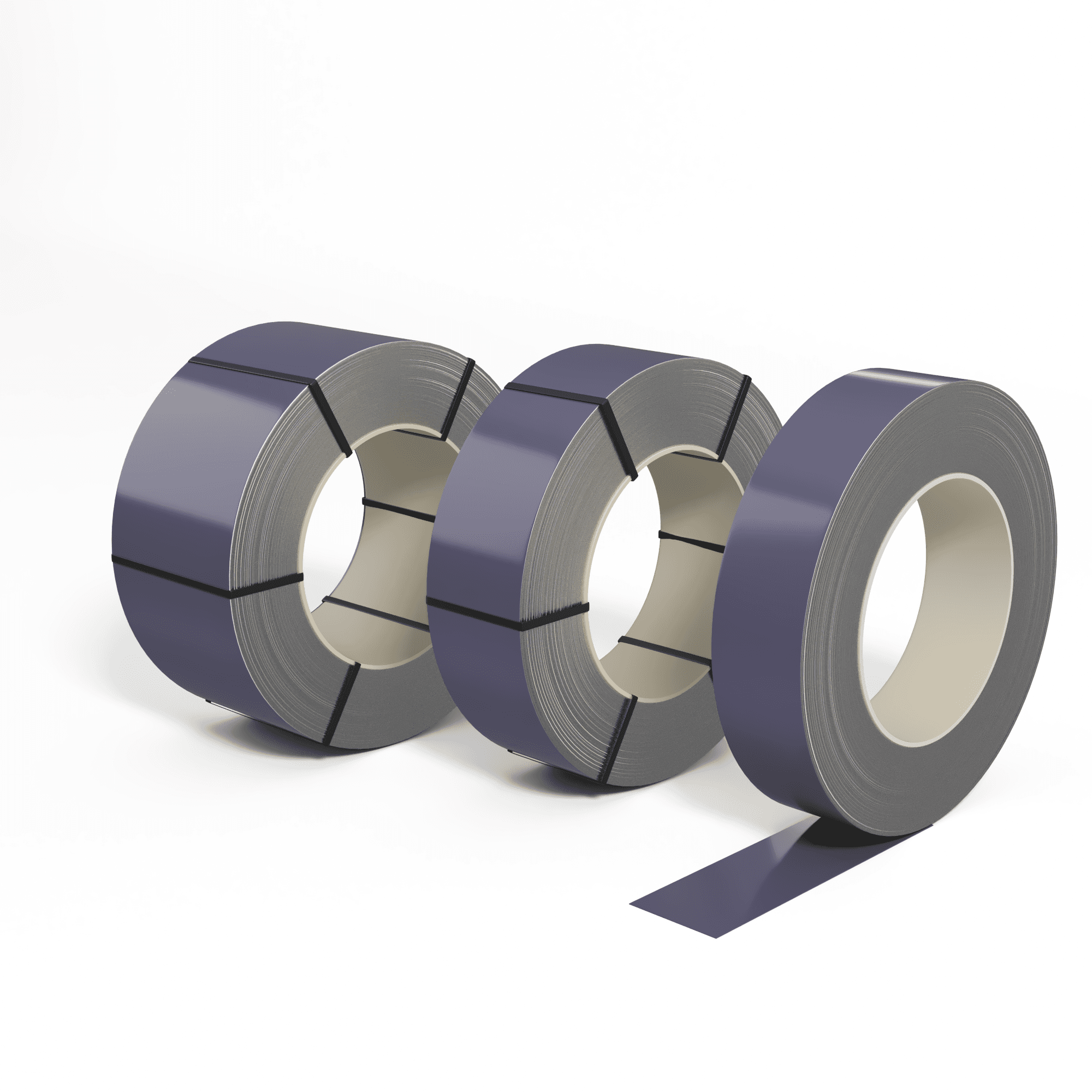 Лента оцинкованная (Штрипс) 0,45 мм (RAL 4012) с полимерным покрытием (полиэстер)