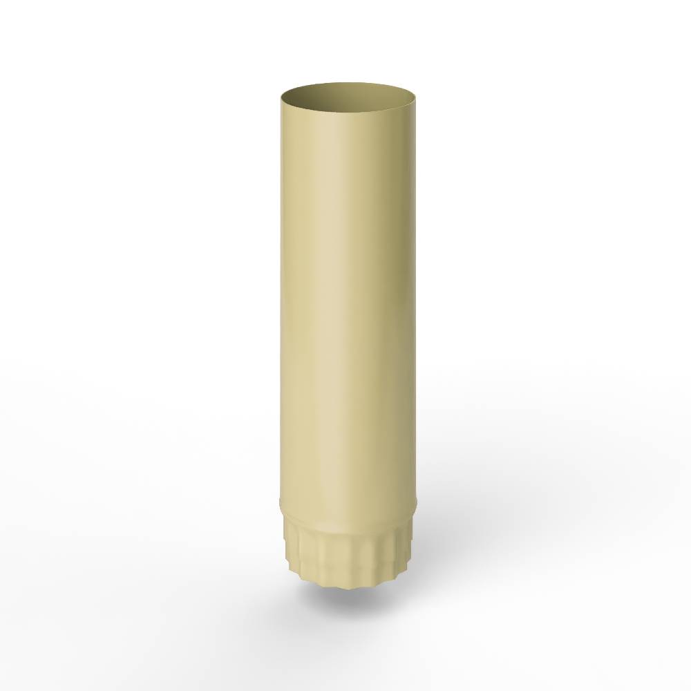 Труба водосточная оцинкованная порошок ф90х1250мм RAL 1014