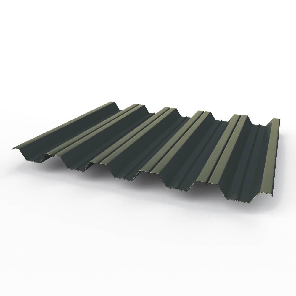 Профнастил НС35 0,5 RAL 7016 оцинкованный, с полимерным покрытием (полиэстер)