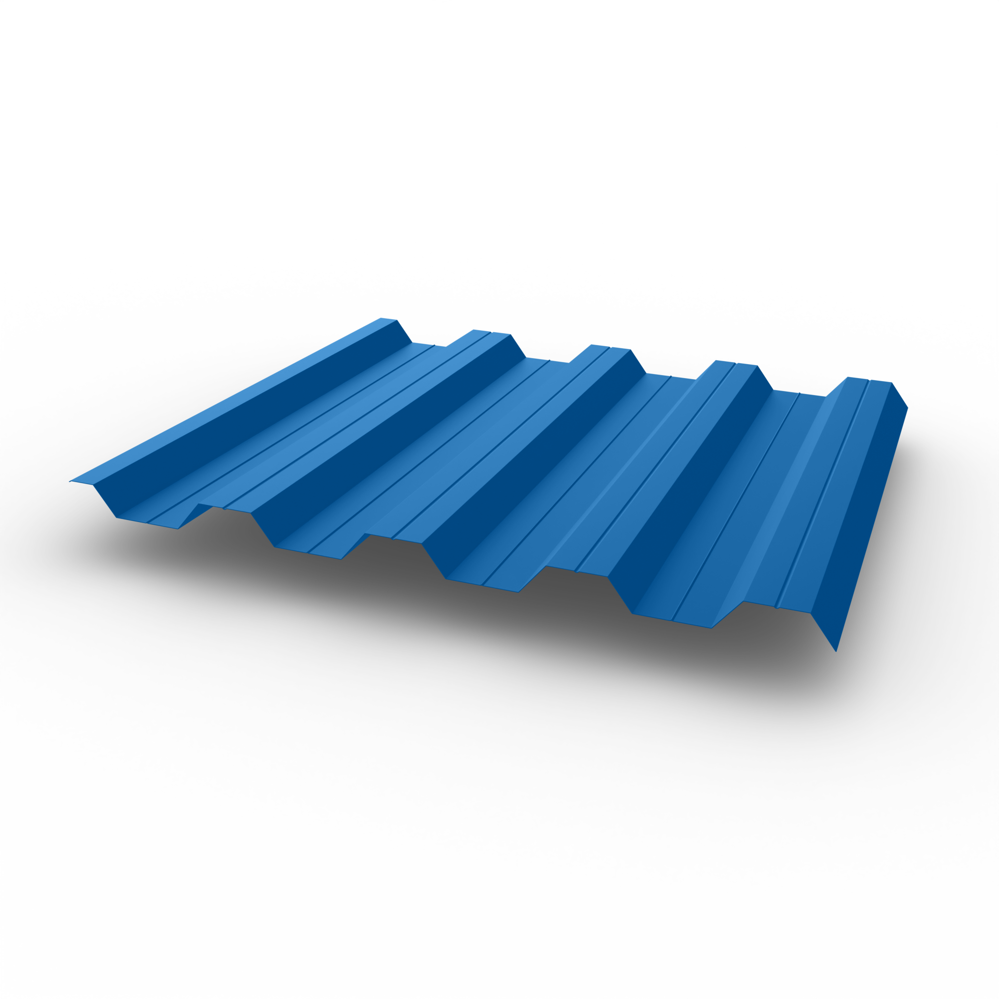 Профнастил НС44 (RAL 5015) 0,45х1047мм оцинкованный, с полимерным покрытием (Полиэстер)