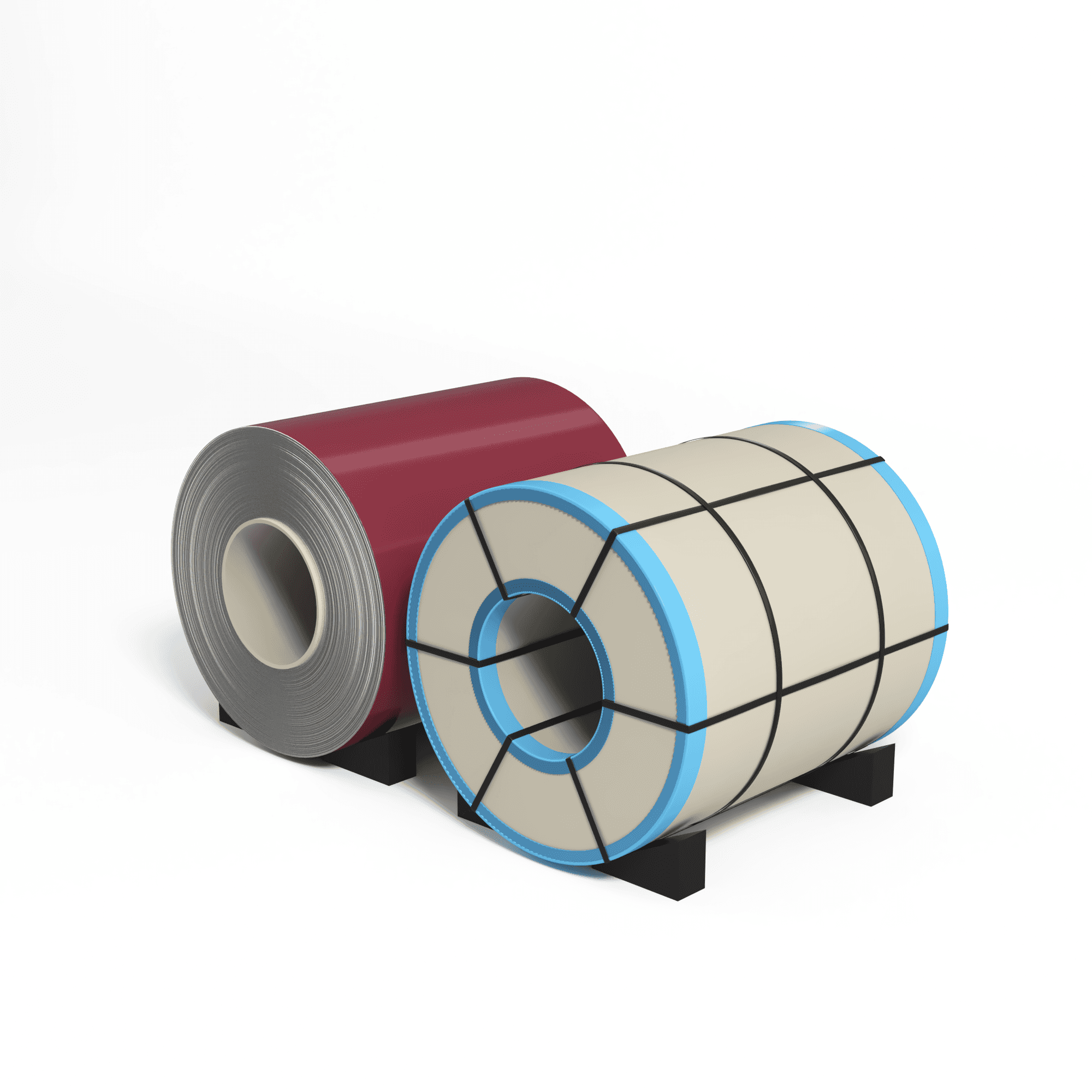 Рулон оцинкованный с полимерным покрытием полиэстер 0,45х1250мм RAL 4002 Красно-фиолетовый