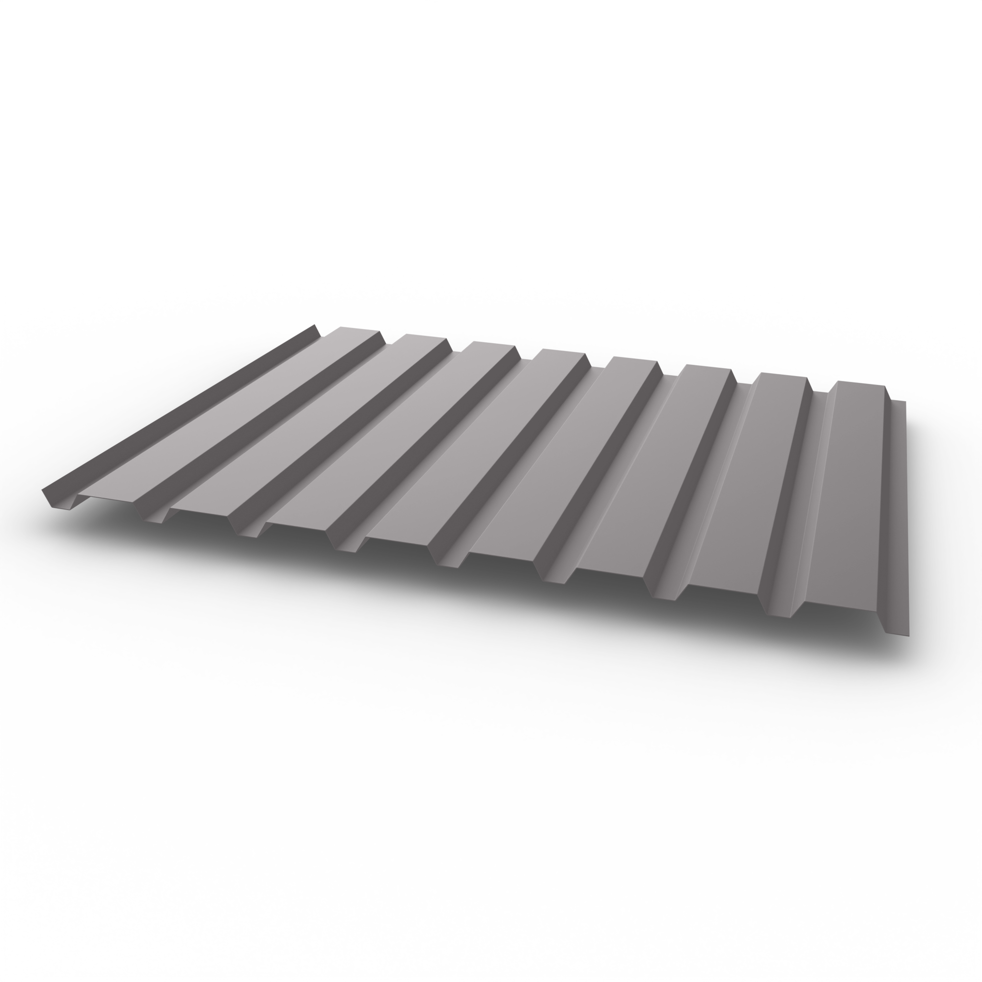 Профнастил С20 - 0,65х1150мм (RAL 7036) оцинкованный, с полимерным покрытием (Полиэстер)