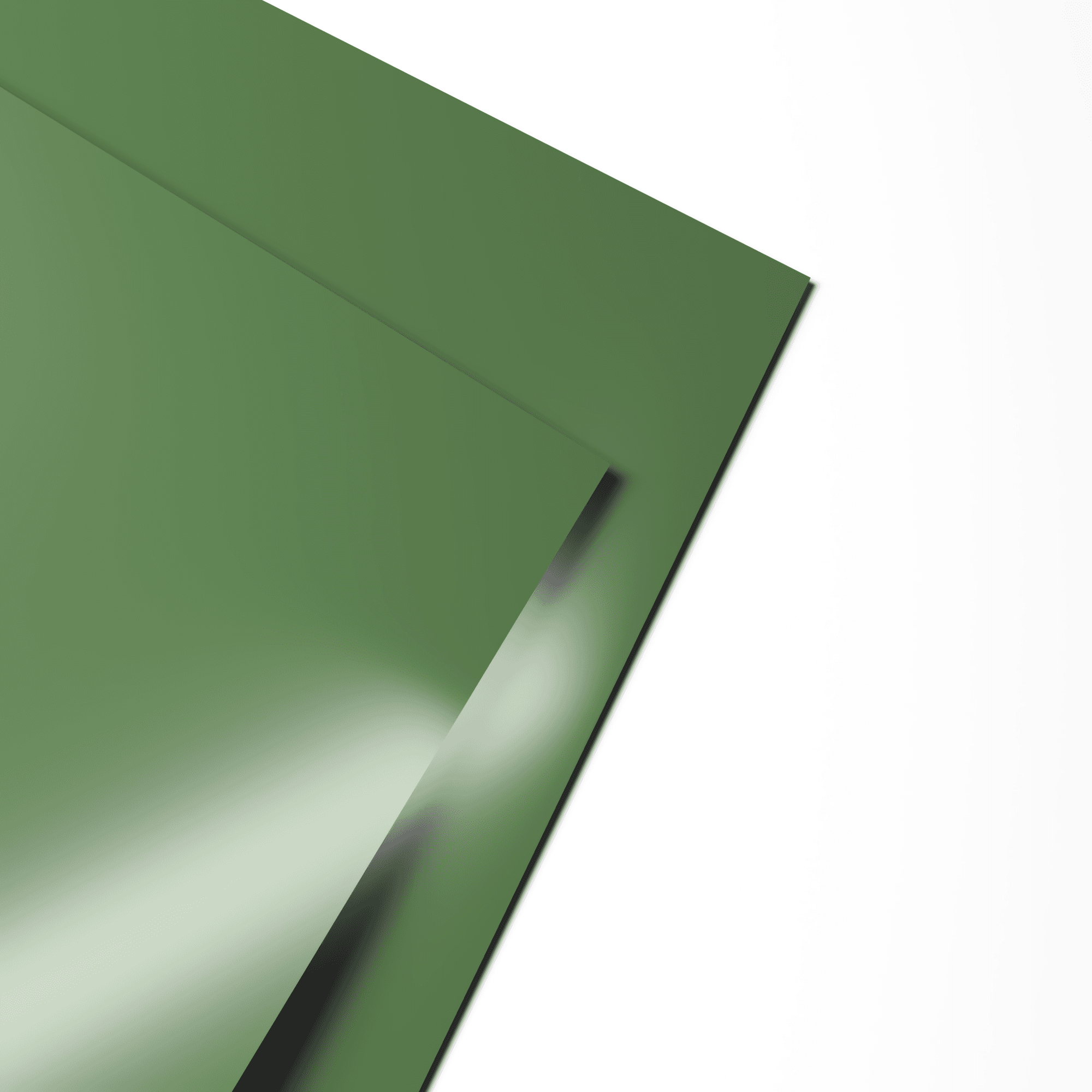 Лист оцинкованный 0,6х1250мм (RAL 6011) с полимерным покрытием (полиэстер)