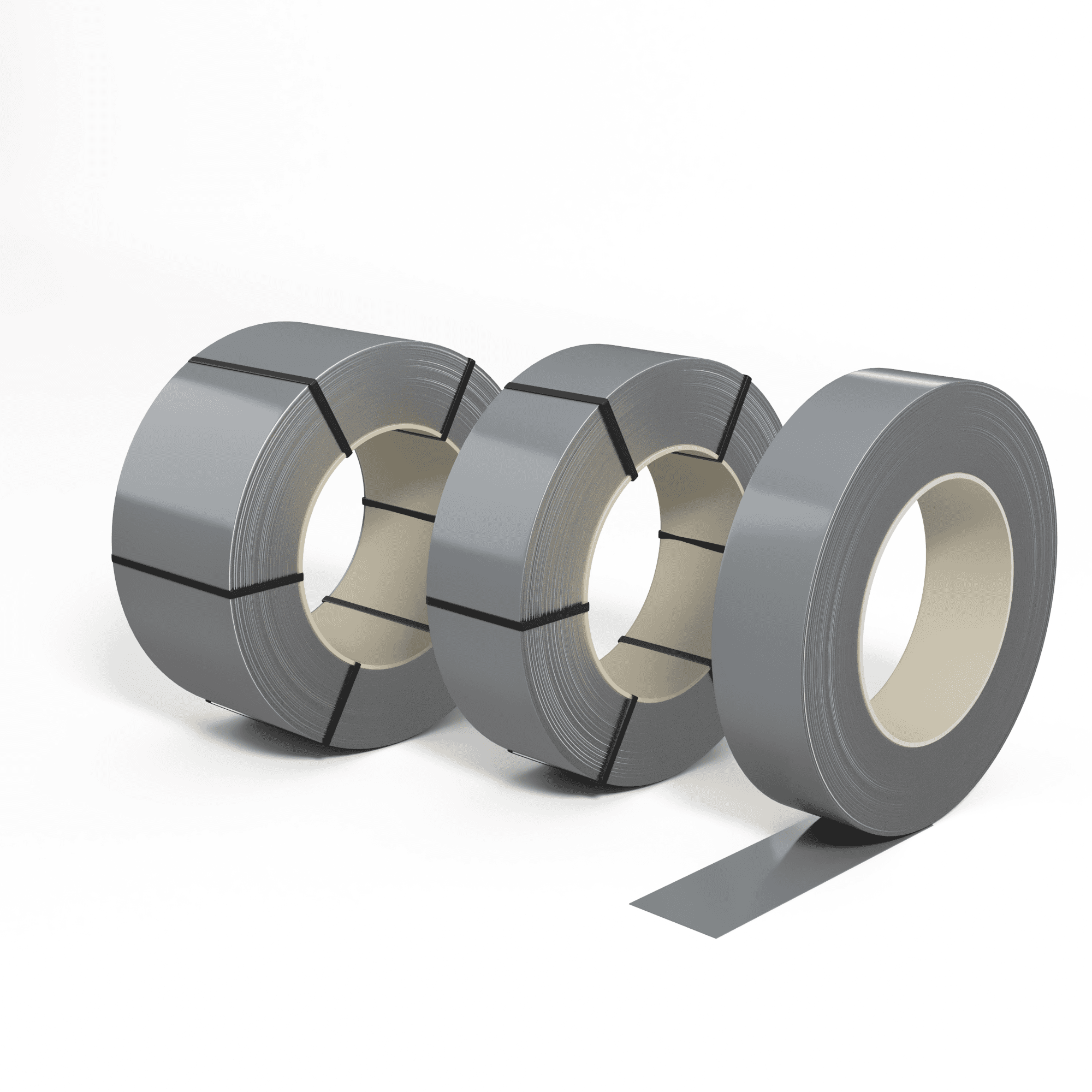 Лента оцинкованная (Штрипс) 0,9 мм (RAL 7045) с полимерным покрытием (полиэстер)