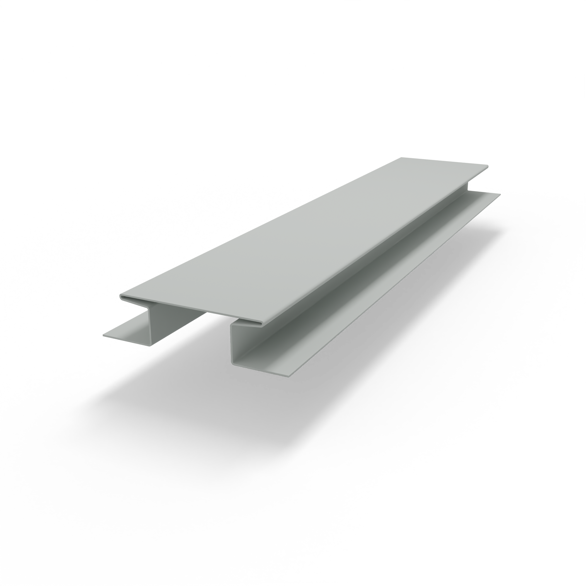 Н профиль соединительный (RAL 7035) оцинкованный с порошковым покрытием 0,45 мм