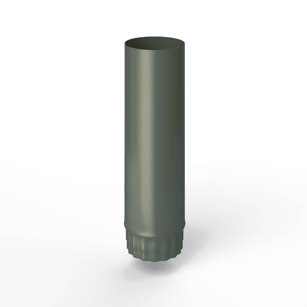 Труба водосточная оцинкованная порошок ф210х1250мм RAL 7009