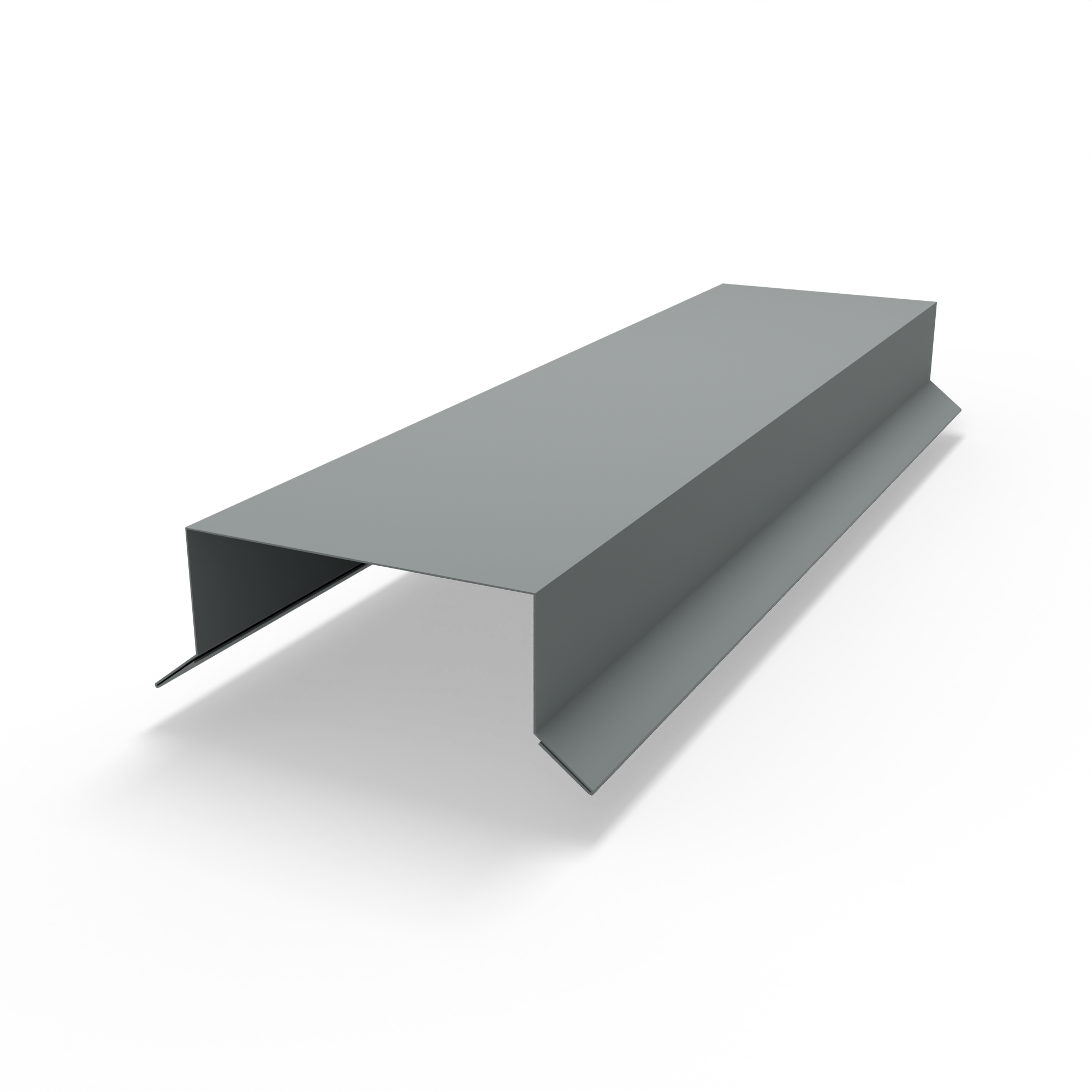 Парапет плоский RAL 7042 полиэстер 0,7 мм