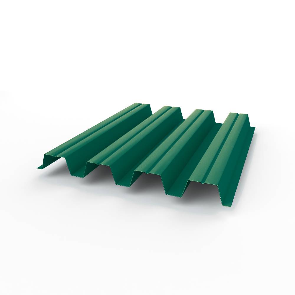 Профнастил Н57 оцинкованный 0,65х801мм (RAL 6026) с полимерным покрытием (полиэстер)