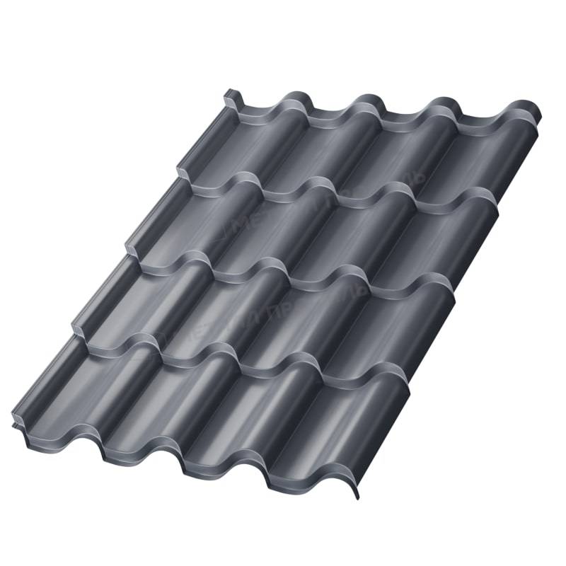 Металлочерепица МП Монтерроса-ML NormanMP (ПЭ-01-7024-0,5)