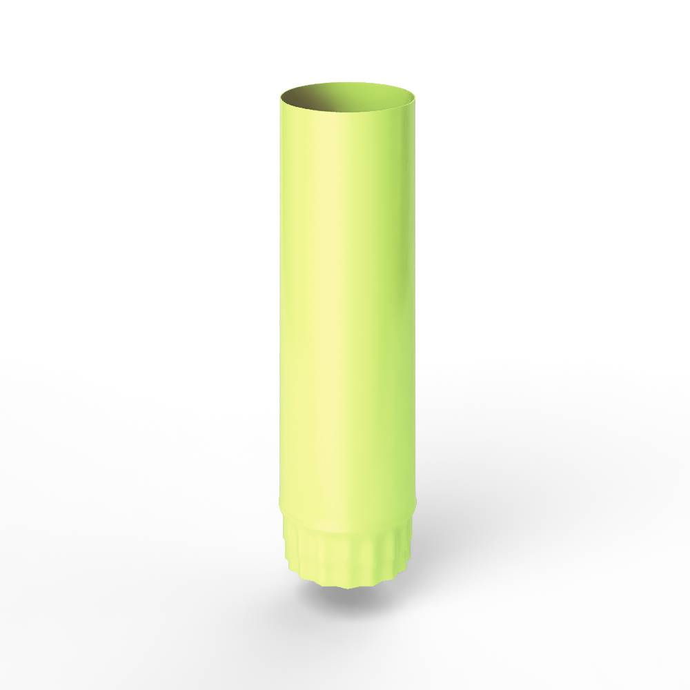 Труба водосточная оцинкованная порошок ф140х1250мм RAL 1026