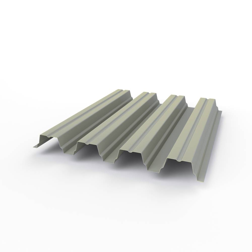 Профнастил Н75 - 0,65 (RAL 7004) с полимерным покрытием (полиэстер)