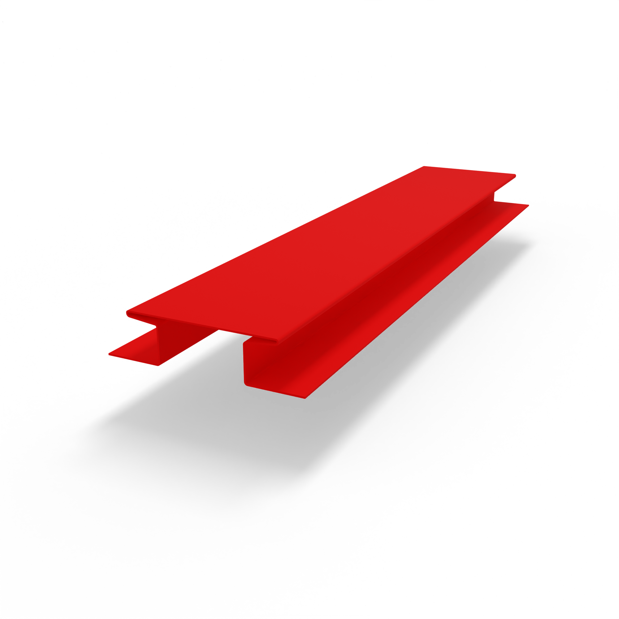 Н профиль (RAL 3026) оцинкованный с порошковым покрытием 0,45 мм