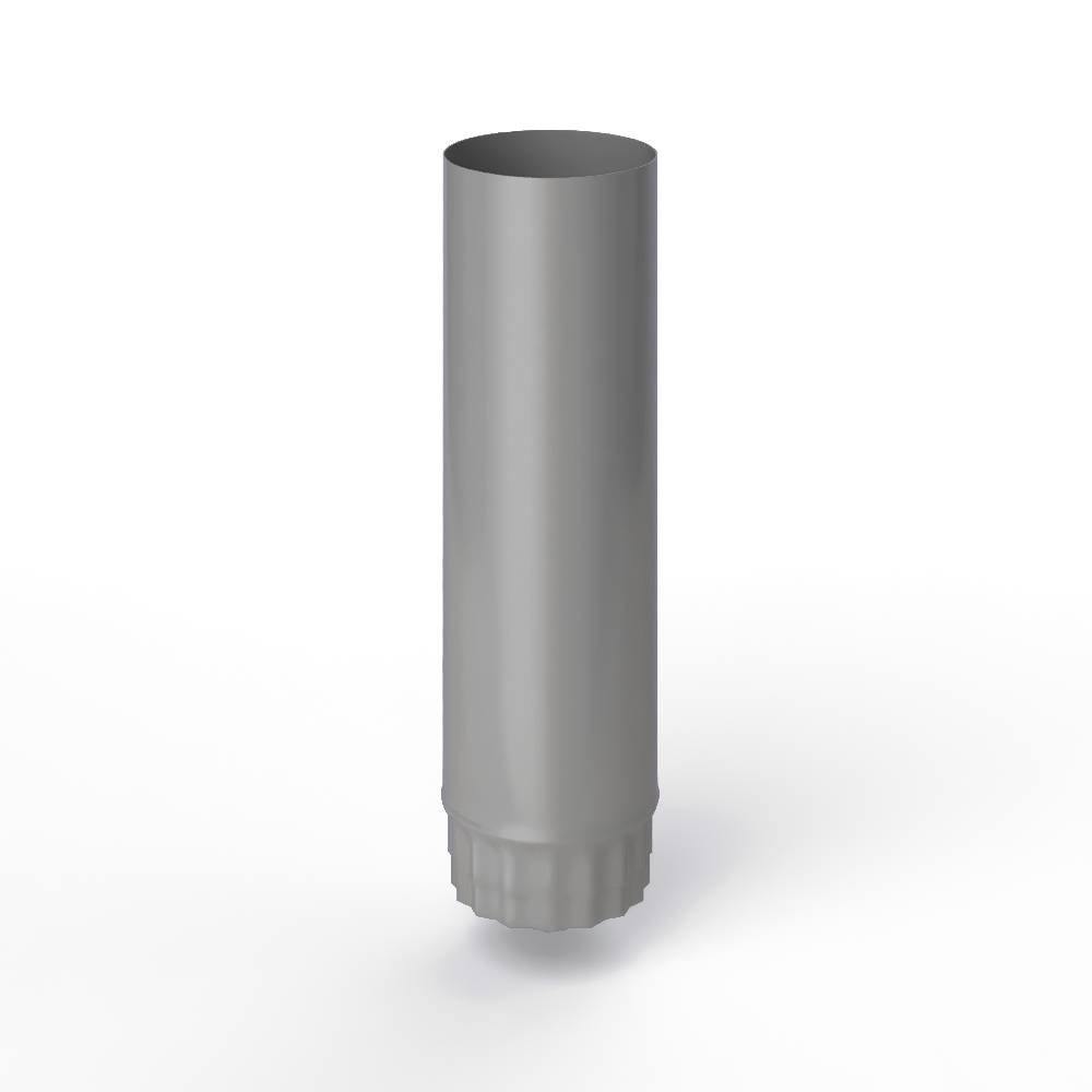 Труба водосточная оцинкованная порошок ф120х1250мм RAL 7030