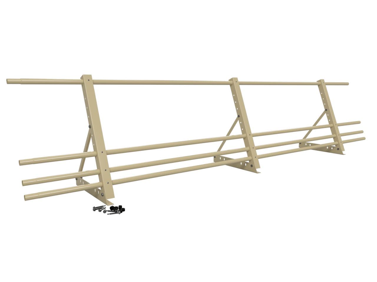 Ограждение кровельное функция снегозадержатель 2000мм универсальный 600-25-1-1,5-2 холоднокатанная сталь с порошковым покрытием RAL 1014