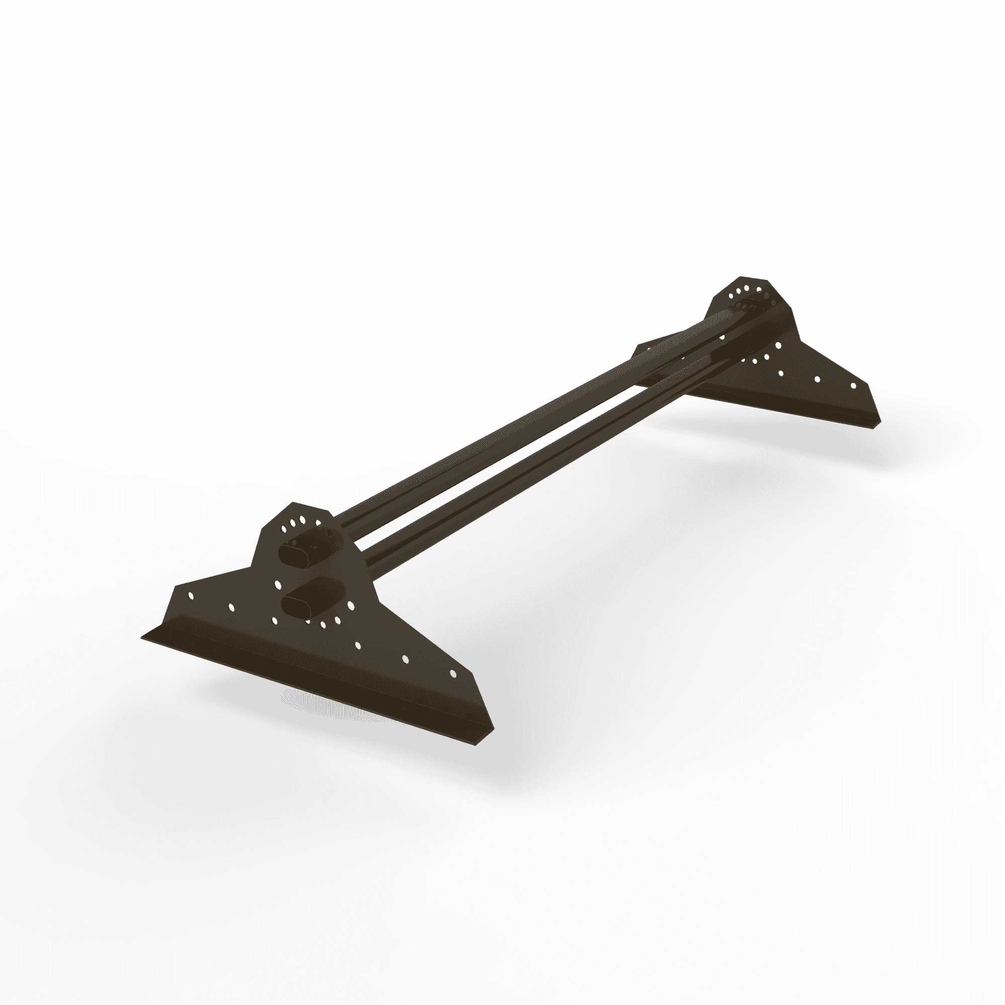 Снегозадержатель трубчатый плоскоовальный 3000мм универсальный 40x20-1,0-1,0-4 оцинкованная сталь с порошковым покрытием RR 32