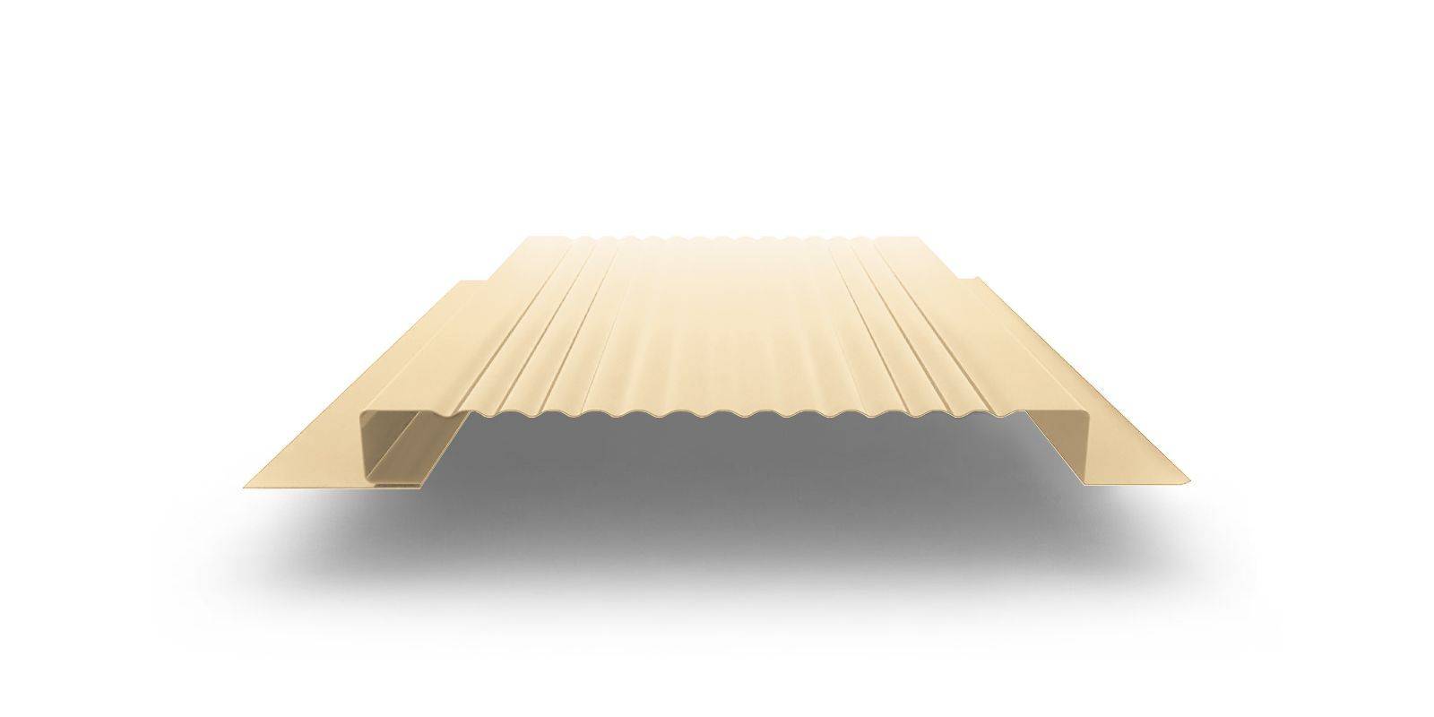 Линеарная панель оцинкованная с полимерным покрытием О-В-24хС/20 0,7х430мм RAL 1014