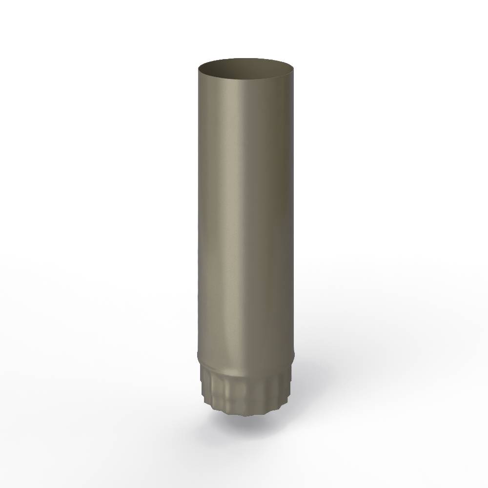 Труба водосточная оцинкованная порошок ф140х1250мм RAL 7006