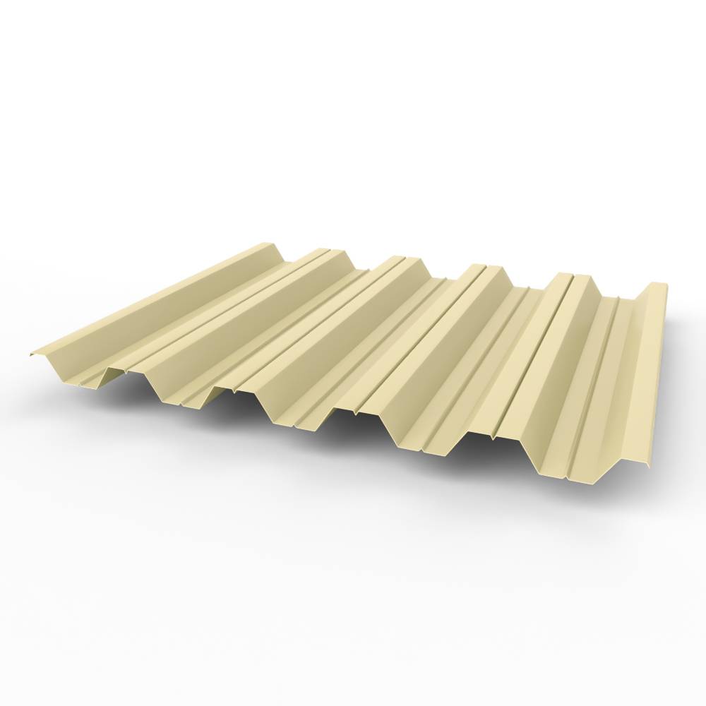 Профнастил НС35 0,6 RAL 1015 оцинкованный, с полимерным покрытием (полиэстер)