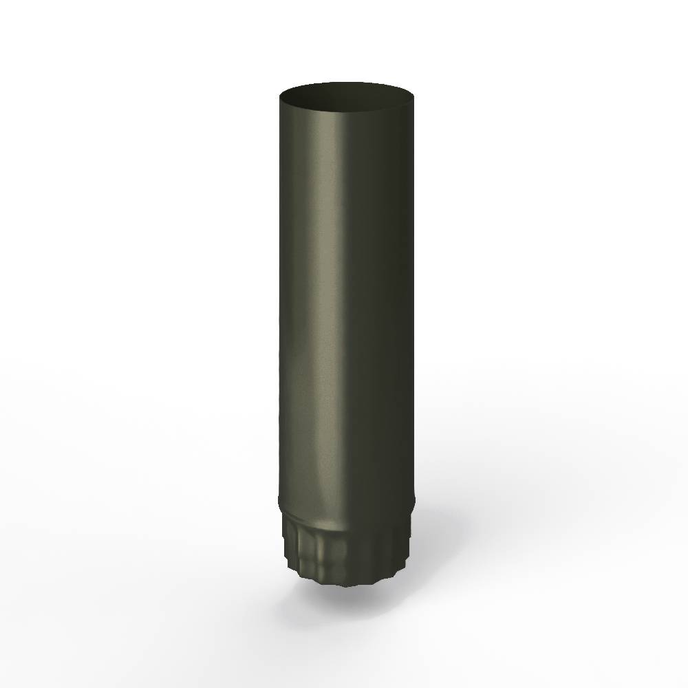 Труба водосточная оцинкованная порошок ф130х1250мм RAL 6008