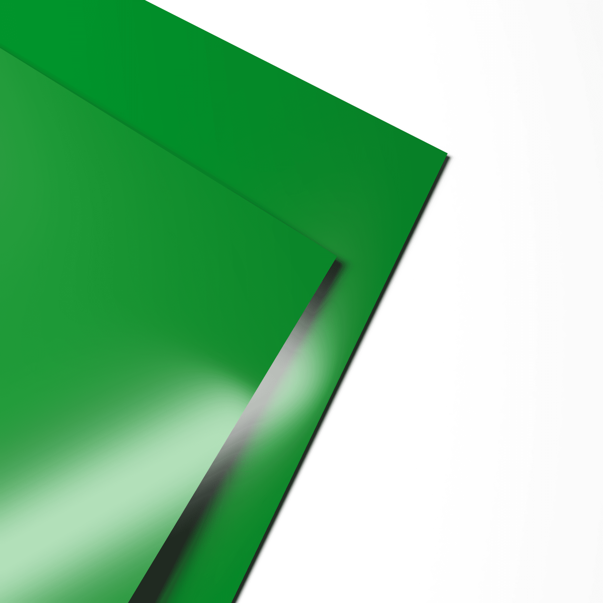 Лист оцинкованный 1,2х1250мм (RAL 6037) с полимерным покрытием (полиэстер)