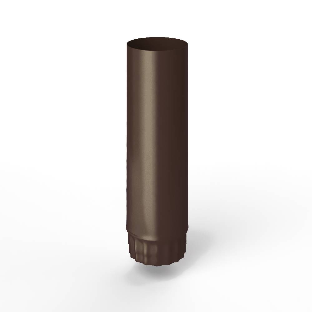 Труба водосточная оцинкованная порошок ф130х1250мм RAL 8017