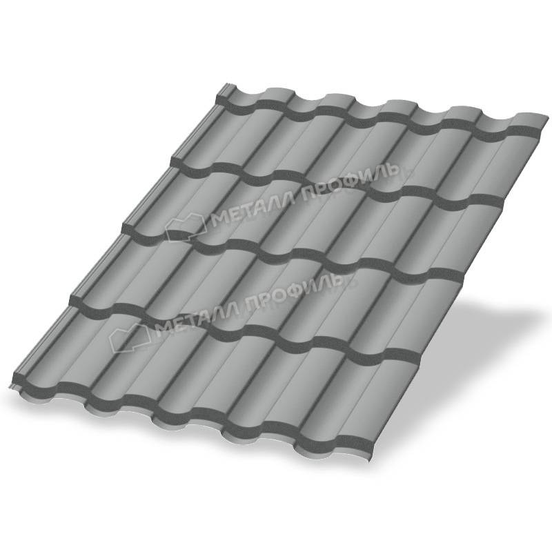 Металлочерепица МП Монтекристо-SL NormanMP (ПЭ-01-9006-0,5)