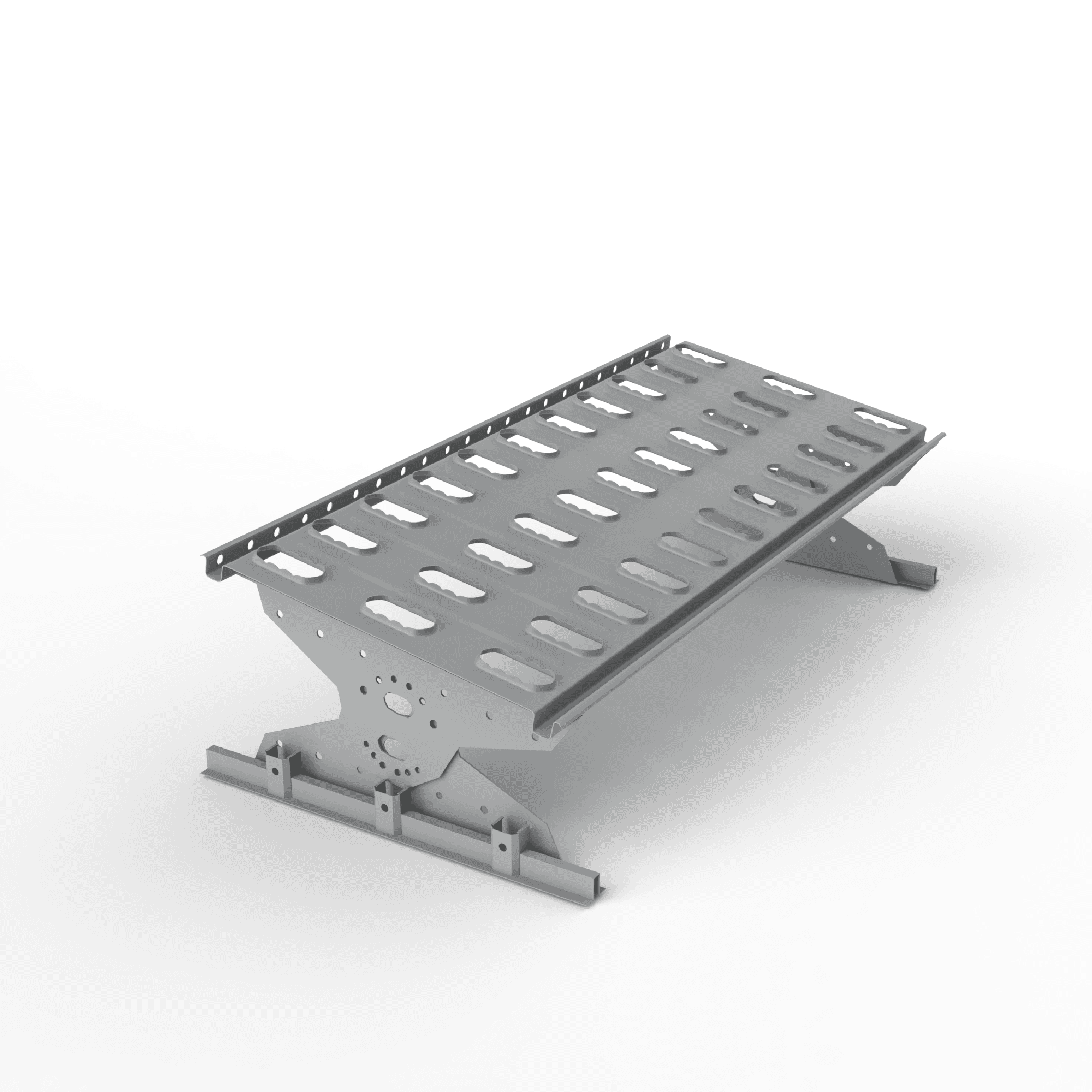 Мостик кровельный переходной фальц 1230мм оцинкованная сталь с порошковым покрытием RAL 7004