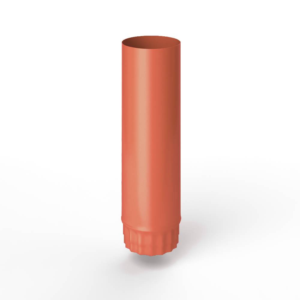 Труба водосточная оцинкованная порошок ф140х1250мм RAL 2012