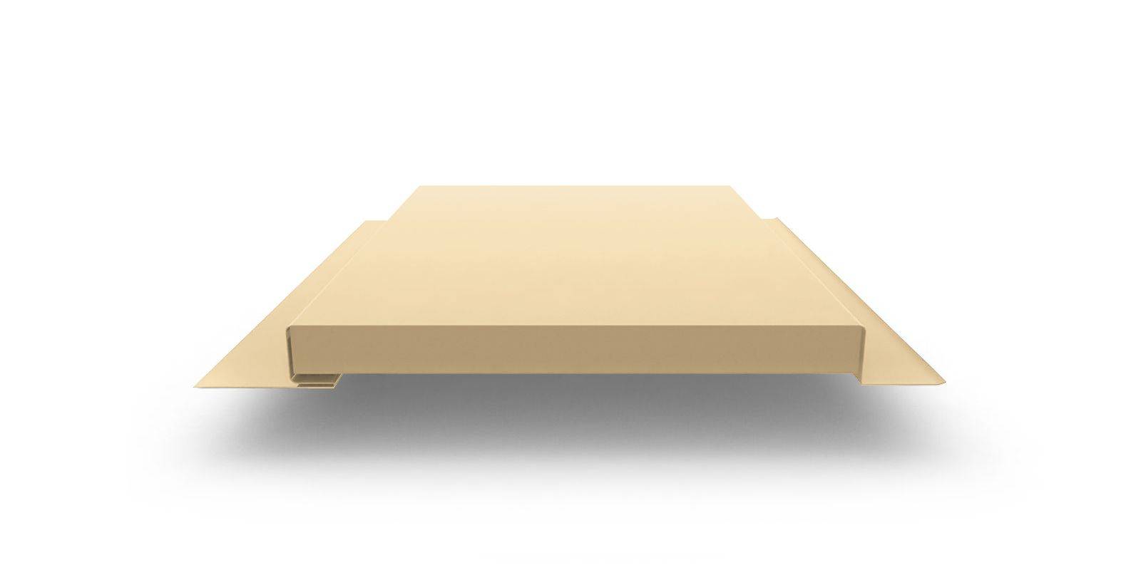 Линеарная панель оцинкованная с полимерным покрытием Т-Г-24хС/20 0,7х430мм RAL 1014