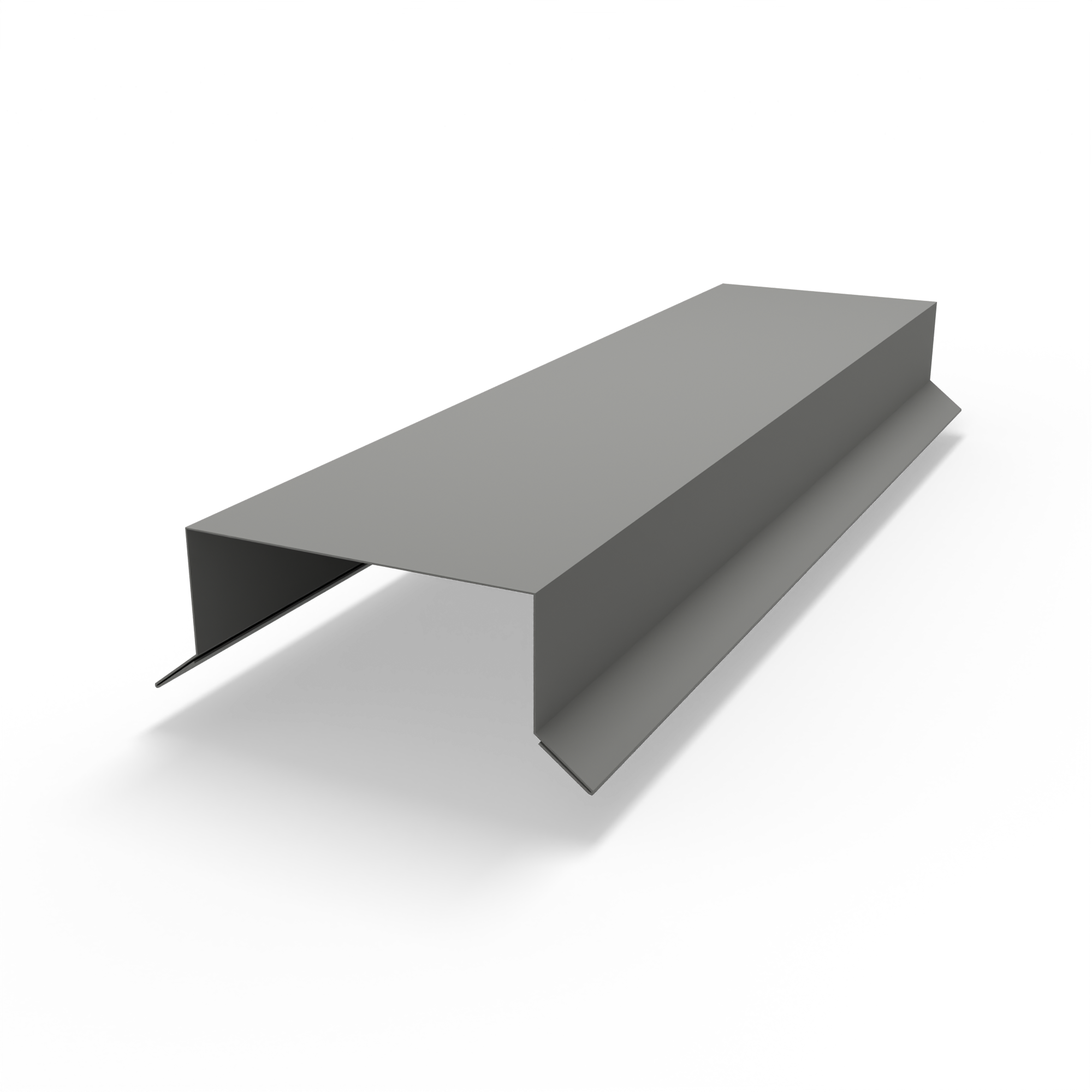 Парапет плоский RAL 9007 полиэстер 0,5 мм
