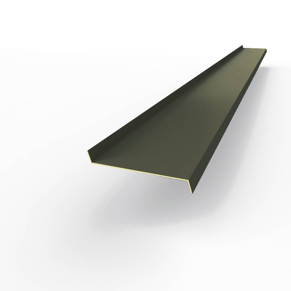 Отлив 0,5 мм RAL 6015 оконный оцинкованный c порошковым покрытием