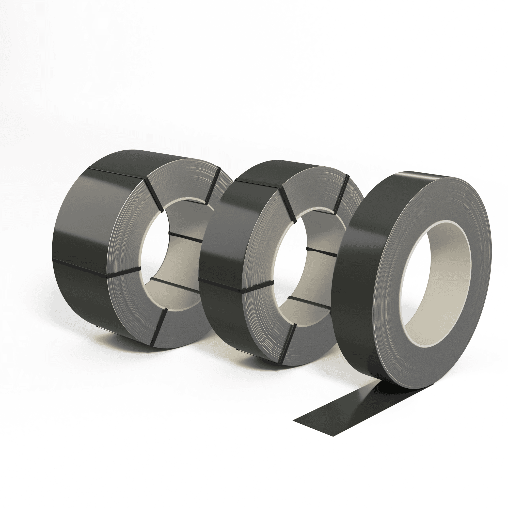 Лента оцинкованная (Штрипс) 0,6 мм (RAL 7022) с полимерным покрытием (полиэстер)