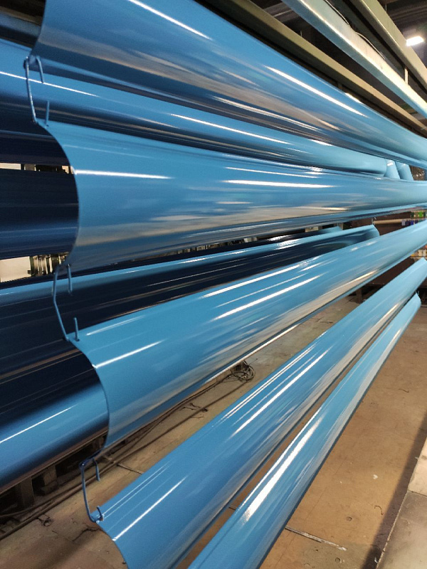 Желоб водосточный оцинкованный порошок ф180х2000мм RAL 5012