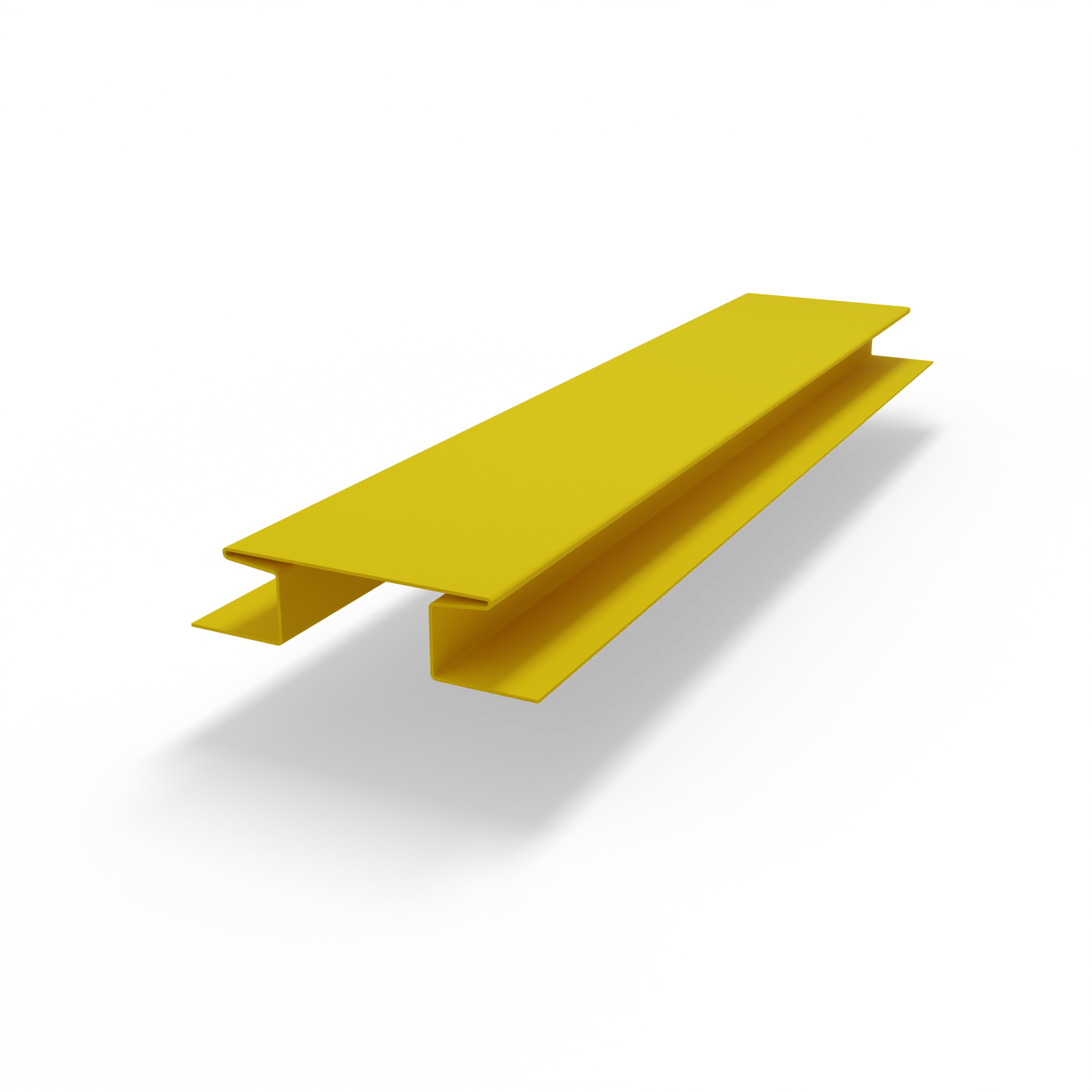 Н-образная планка (RAL 1021) оцинкованный с порошковым покрытием 0,45 мм