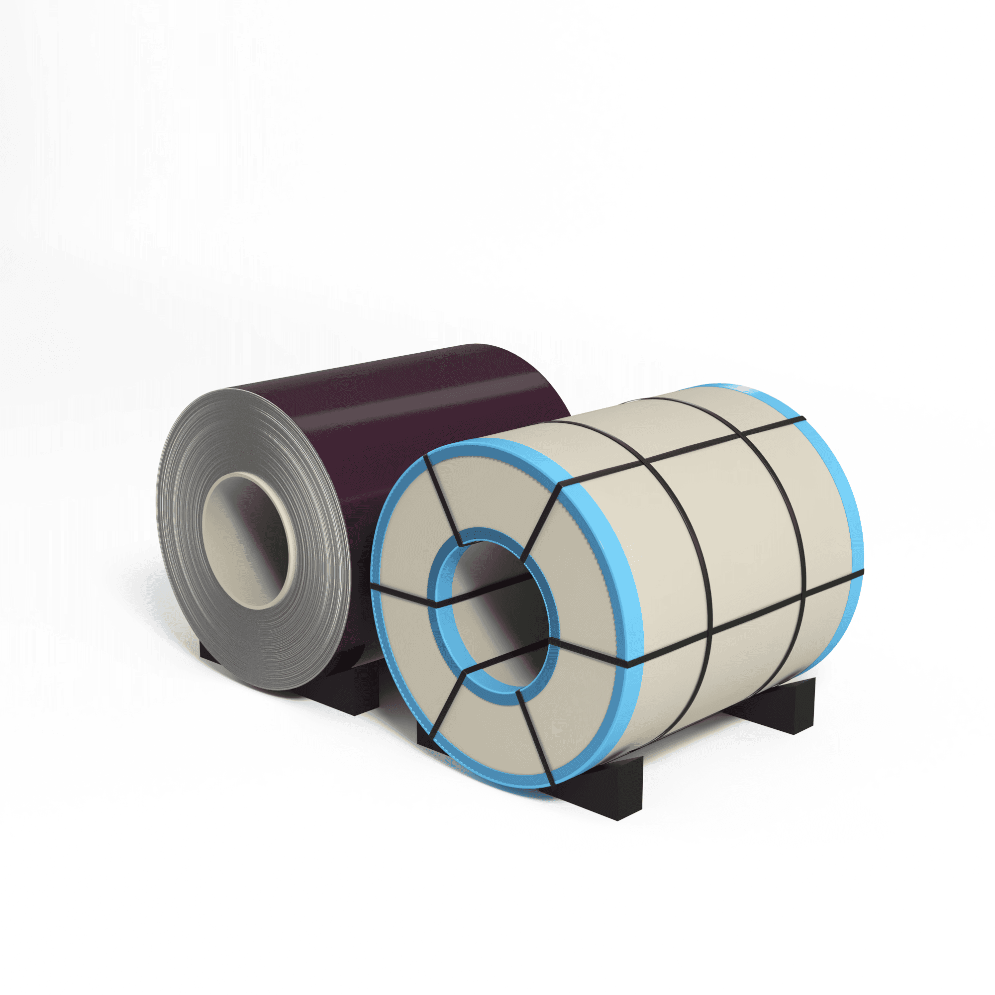Рулон оцинкованный с полимерным покрытием полиэстер 0,45х1250мм RAL 4007 Пурпурно-фиолетовый