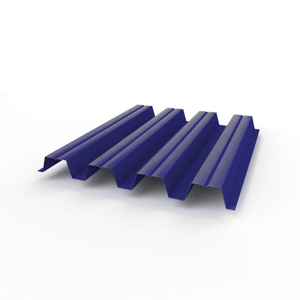 Профнастил Н57 оцинкованный 0,7х801мм (RAL 5002) с полимерным покрытием (Полиэстер)