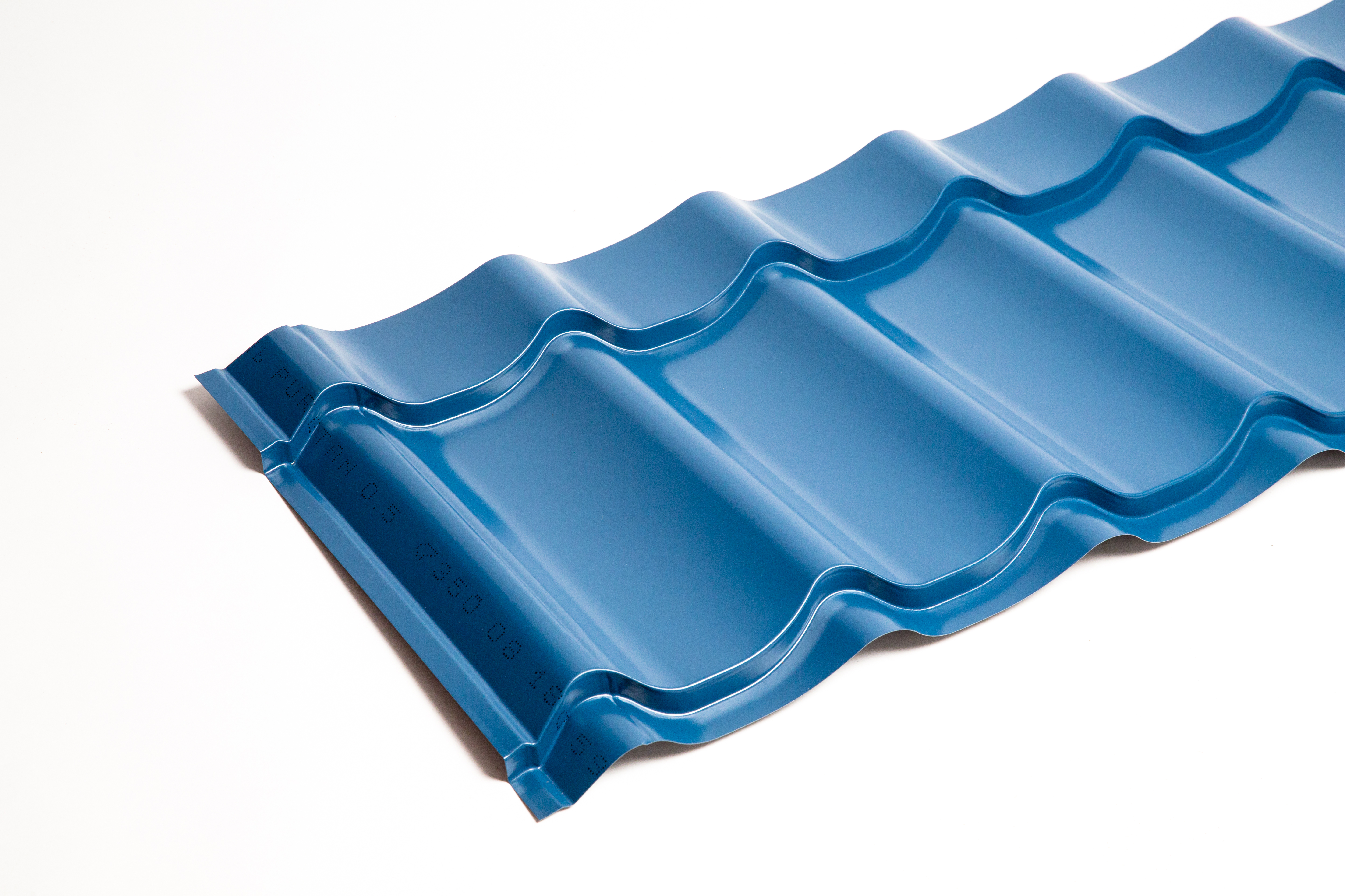 Металлочерепица Монтеррей классик оцинкованная с полимерным покрытием 0.5x1180мм  RAL 5005