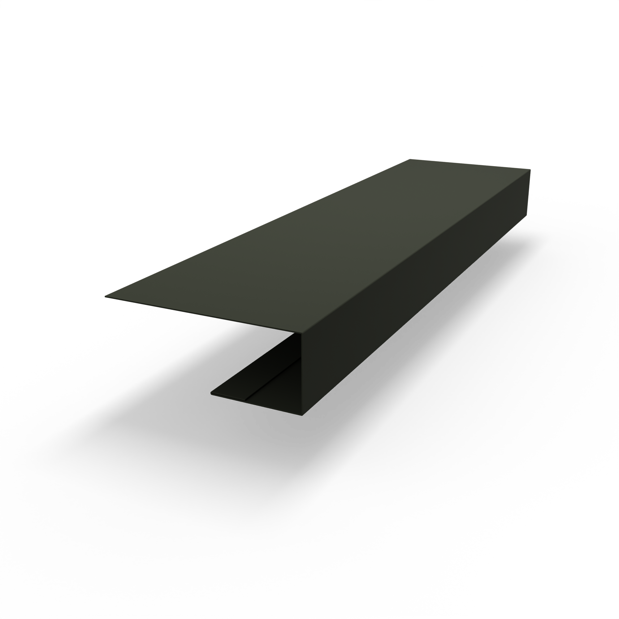 j планка RAL 6008 оцинкованная c порошковым покрытием 0,45мм