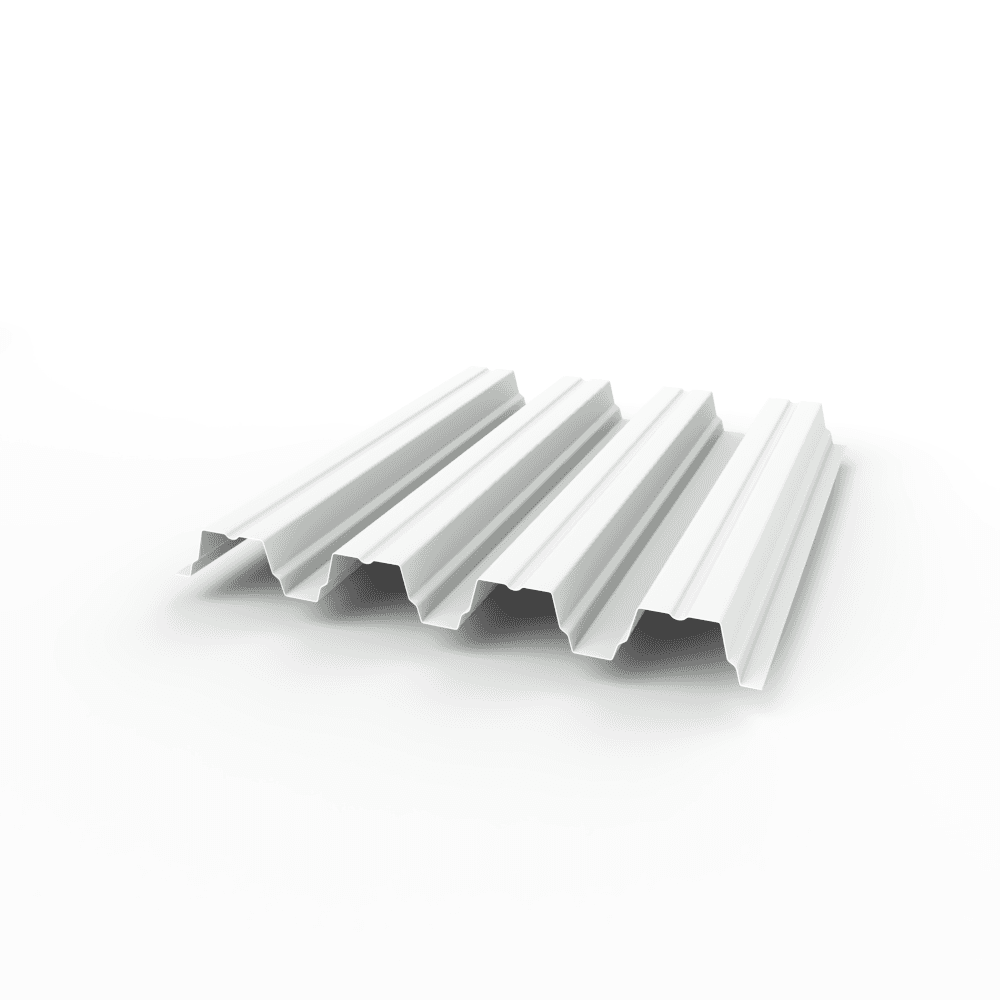 Профнастил оцинкованный с полимерным покрытием Н75 Grand line Optima 0,8х801мм RAL 9003